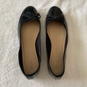 Forever 21 Black Faux Leather Flats